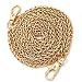Produktbild Luxiv Ersatz-Geldbörsenkette für Damen, goldfarbene Handtasche, Ketten für Handtaschen, Schulterkette, 119,4 cm, Metall, Handtasche, goldfarben, Ersatzriemen
