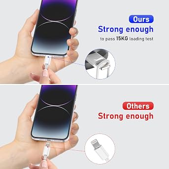 5 Pack Phone Charger Fast Charging - 20W Phone Lightning Charger, 6FT Wall Fast Charger with Lightning Cable Compatible with iPhone 14/13/12/11/Pro/Max/XR/XS/X/8