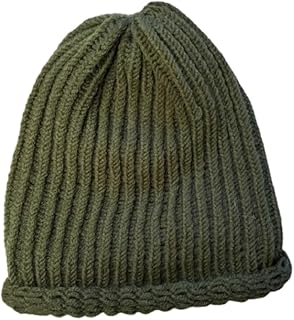 ايس كاب من الصوف الزيتوني (صناعة يدوية)، مقاس واحد