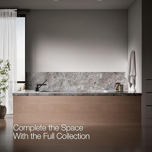 Miniatura 9 de Kohler 97070-4-BL Hint Grifo de baño con ducha de mano, negro mate