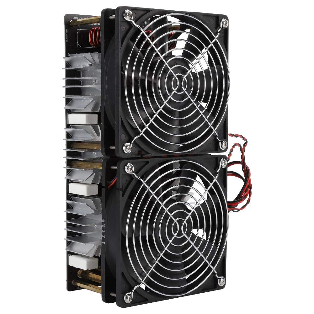Socobeta Riscaldatore a induzione 12V-48V 2500W Riscaldatore a induzione ad Alta frequenza Modulo Scheda PCB Driver Flyback per Fai da Te Modulo di Potenza ZVS