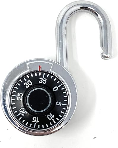 Miniatura 2 de Cerradura de combinación de esfera estándar, 2 pulgadas de ancho con candado de combinación diferente [945C] Candado Combinacion