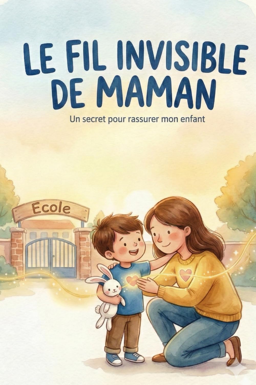 Le Fil Invisible de Maman: Un livre doux pour surmonter l'anxiété de séparation et la peur de l'école. Une histoire rassurante sur le lien éternel entre parent et enfant. (Âge 3-7 ans)