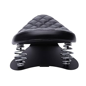 DREAMIZER Motorcycle Seat Single Solo Seat PU Leather for