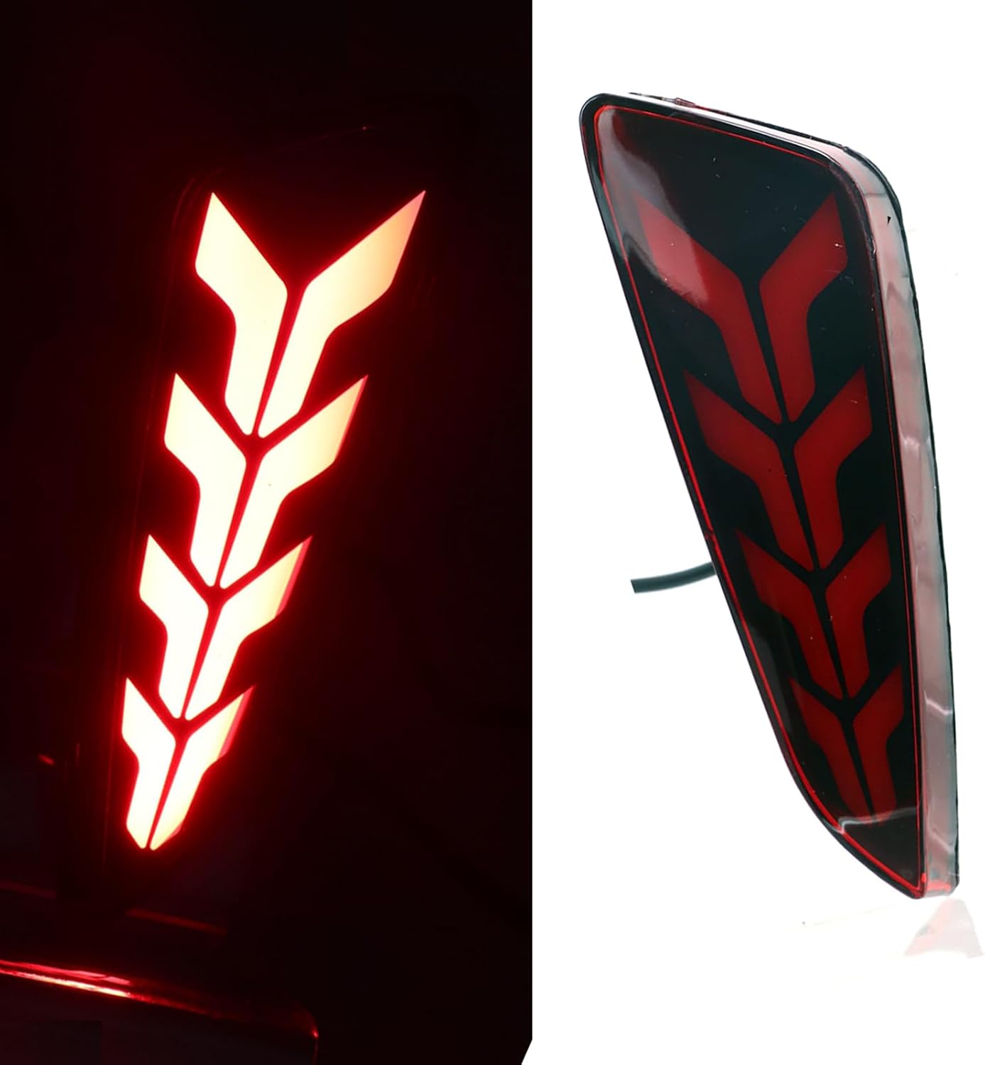 LED Rear Bumper Lights Tail Light Fit for 2017-2022 Toyota C-HR CHR IZOA Driving Brake Lights Turn Signal Light Fog Lights Accessories