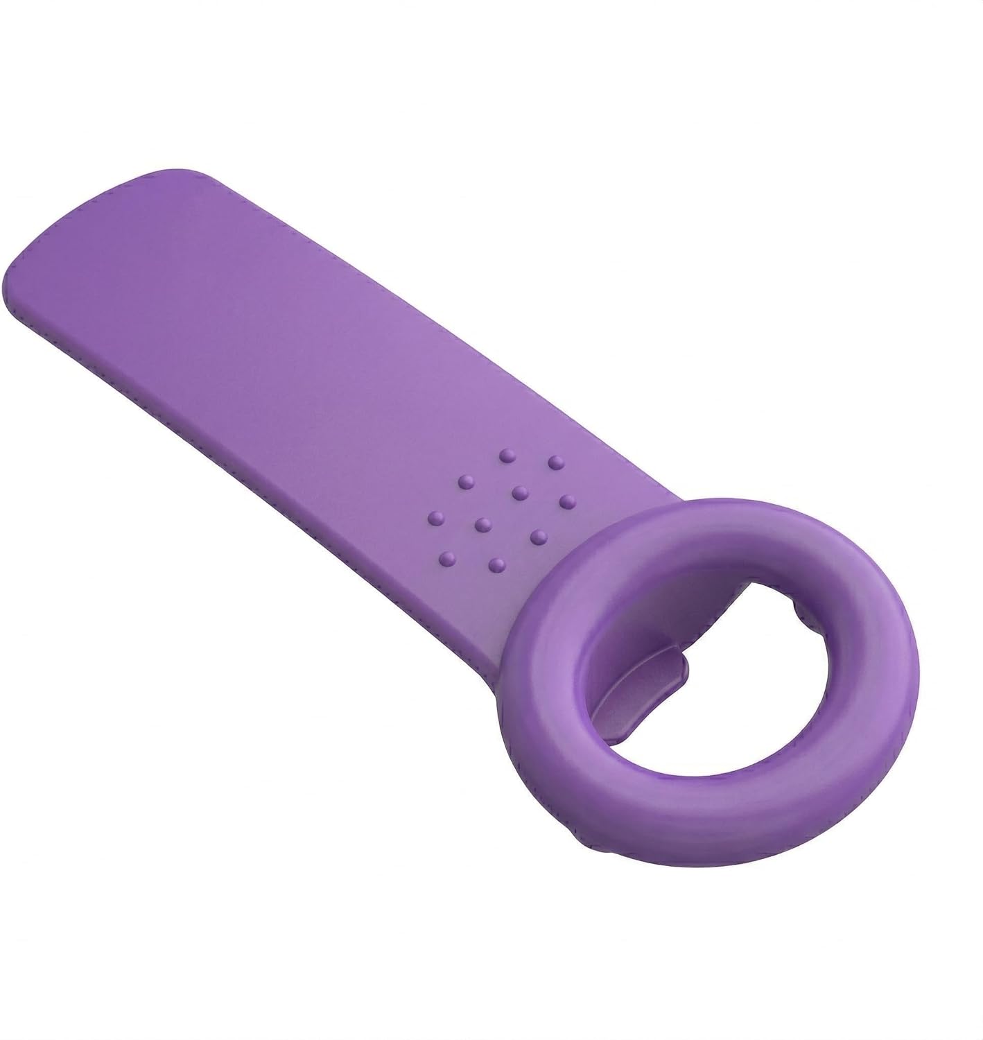 Ring-Pull Can Opener, Ergonomic J-Hook Tab Lifter, Purple