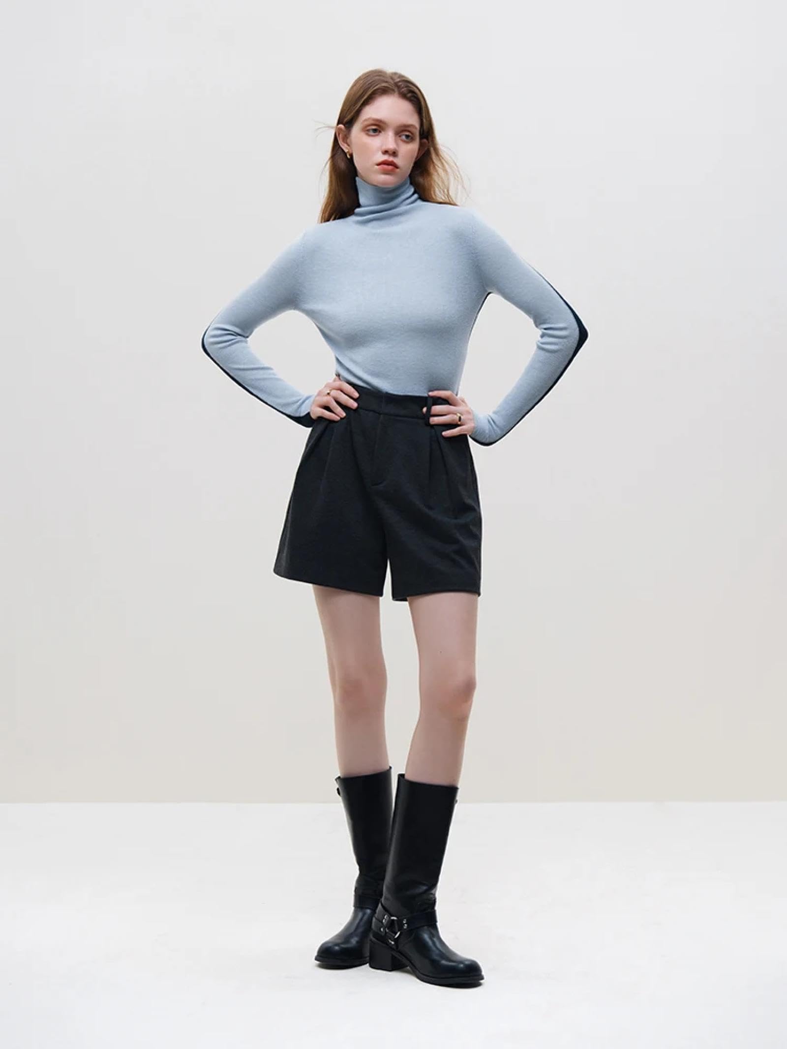 Maglione Felpe con Cappuccio Hoodies Pullover Sweatshirt Uomo Donna Maglioni da Donna S Blublu Navy