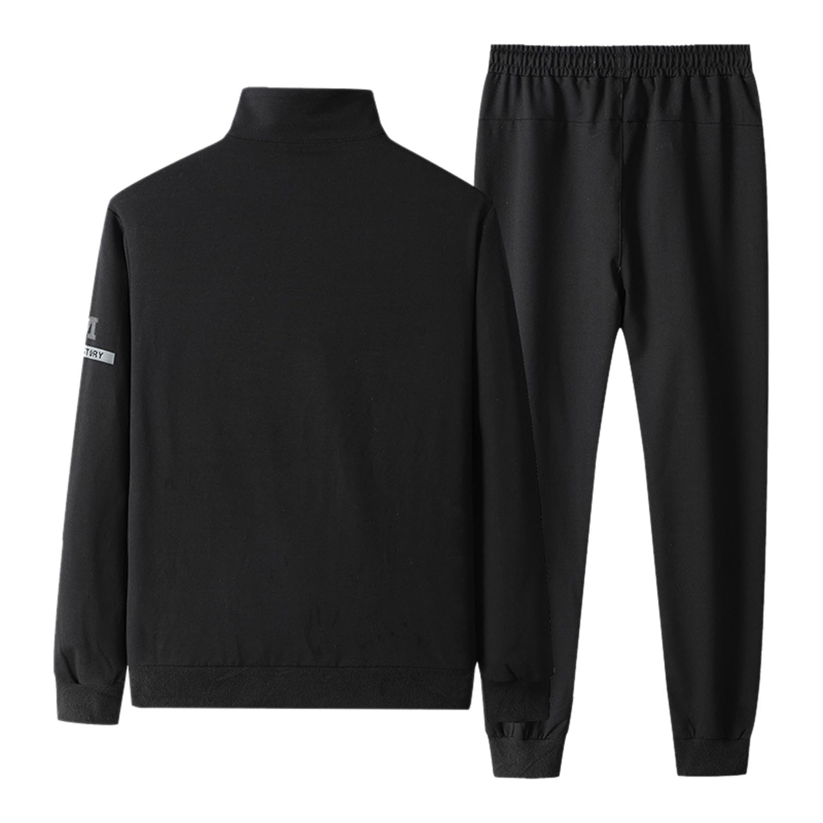 Tuta da uomo lunga da jogging, tuta sportiva oversize, abbigliamento sportivo, in due pezzi, tuta da fitness, 2 pezzi, felpa + pantaloni sportivi unisex