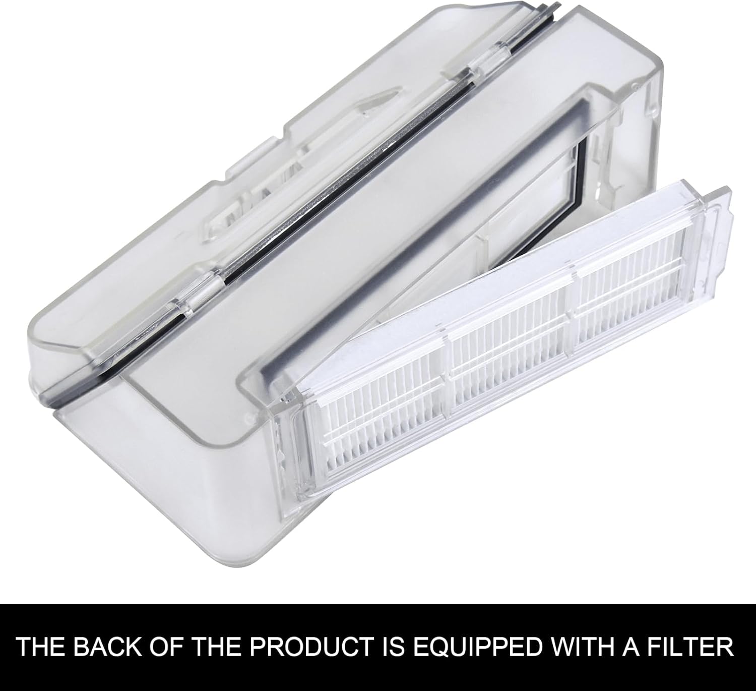 1 Filter +1 Sweeping Robot dust Box Garbage Box, Compatible with WYZE Sweeping Robot, Used for WVCR200S Replacement Robot Spare Parts