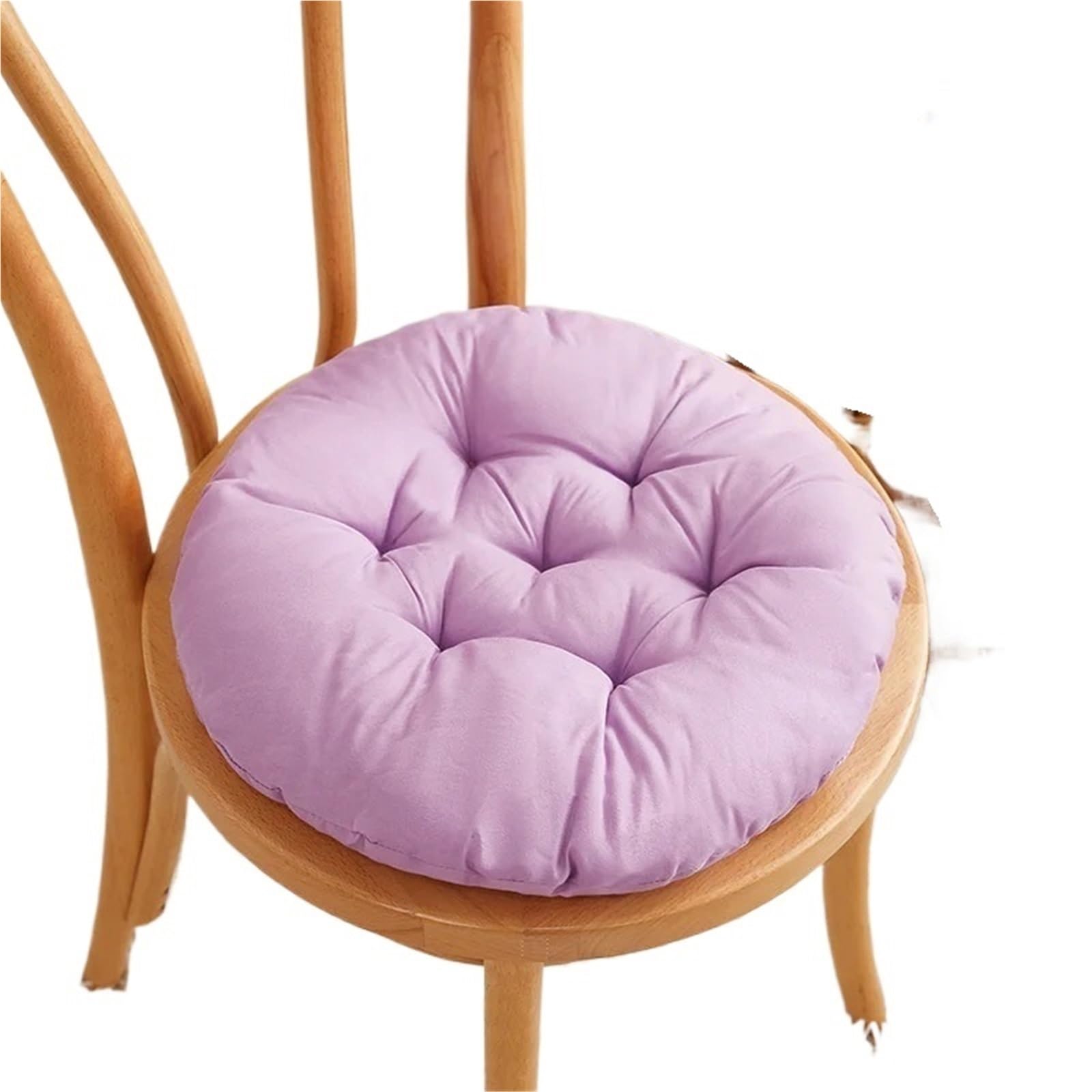 MTKSFDC Garden Seat Cushions Non-slip Thicken Household Dining Chair Cushion Nap Pad Round Winter Warmth 40CM(Purple)