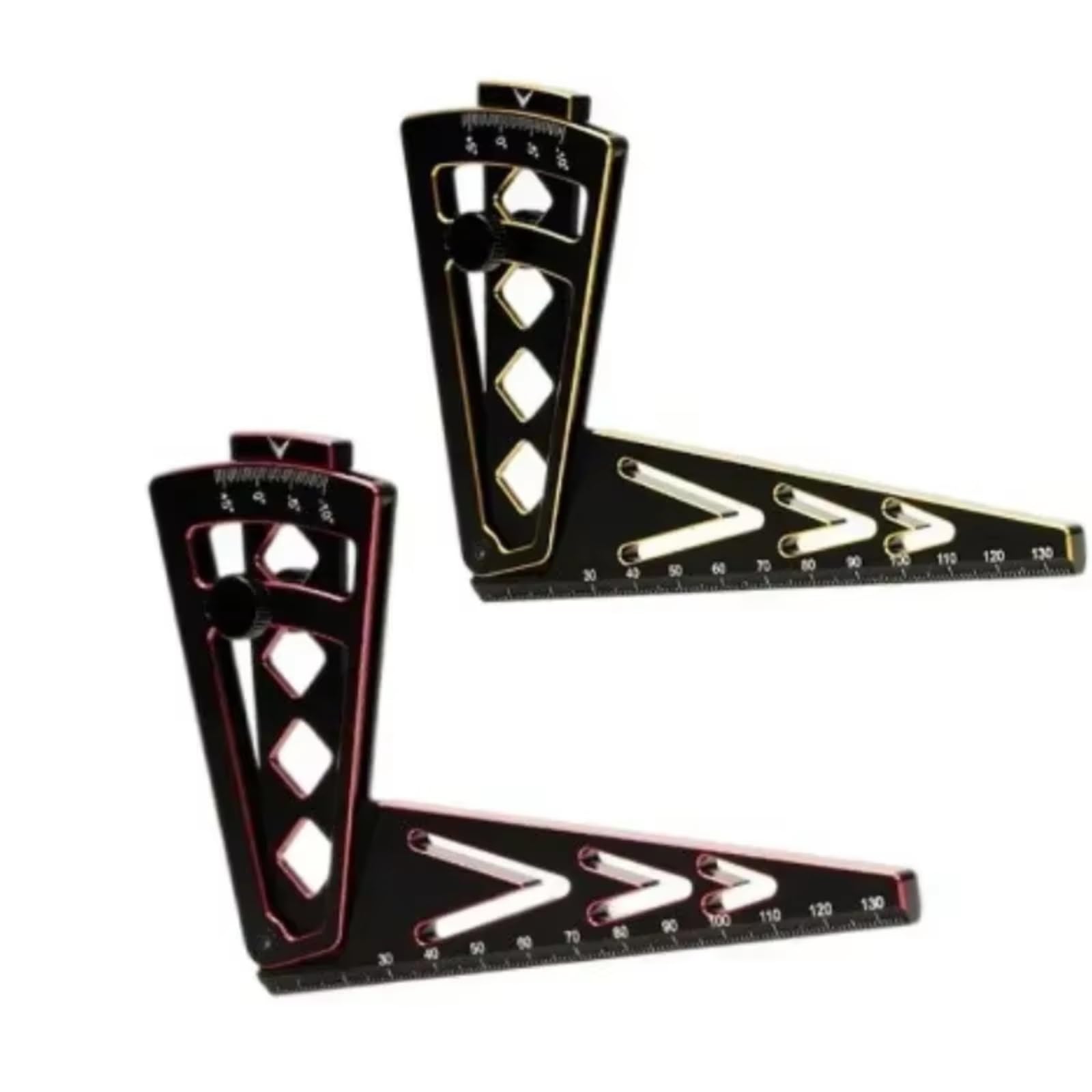 Componentes Mejora RC Coche RC 1/8 1/10 Regla Ajustable Metal Ajuste Altura Inclinación Llanta 15 Grados Herramientas para Hobby Modelo CNC