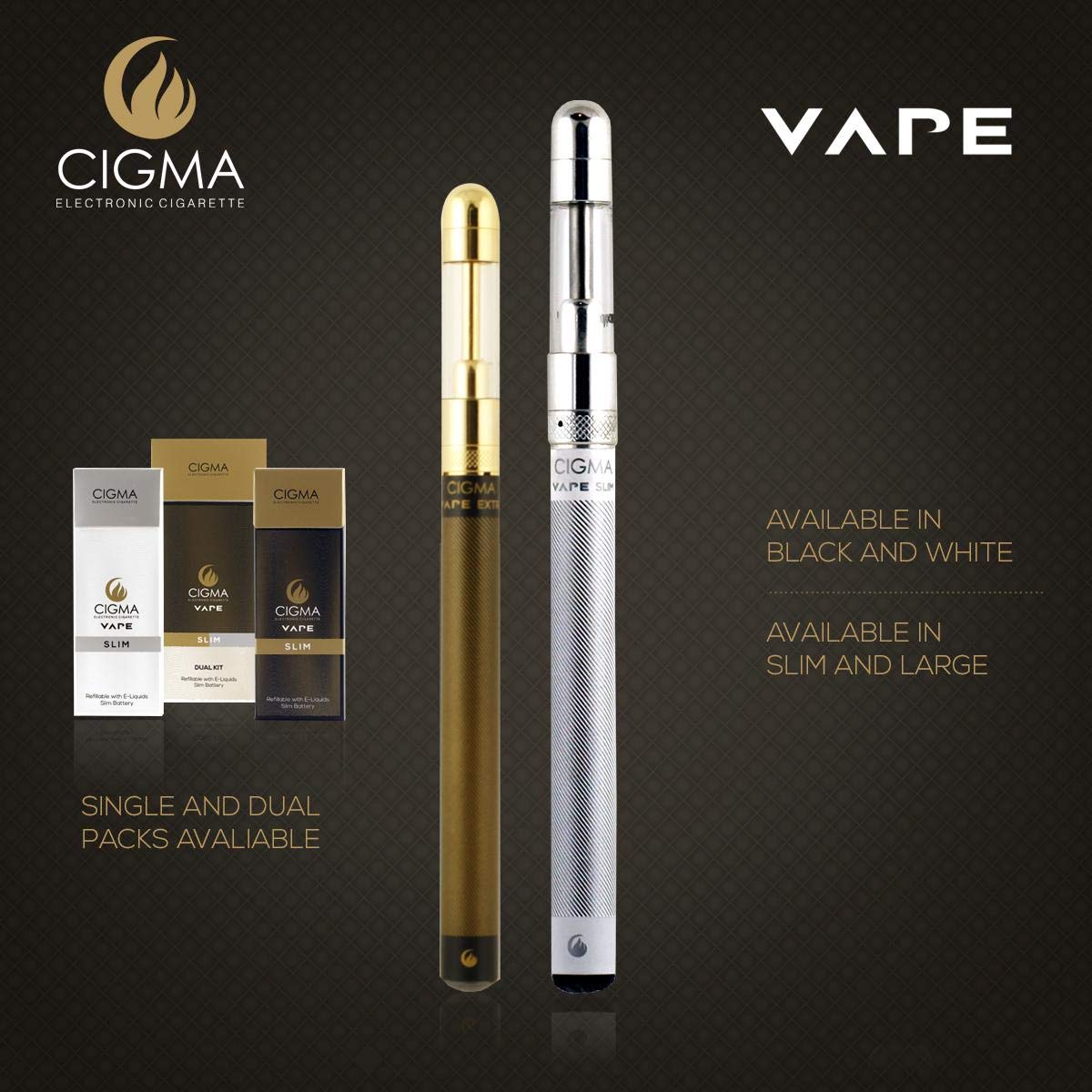 Cigma Vape Slim Weiß