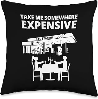 High Tee Trends Tops Funny Gas Prices Meme Joe Political Humor Men Women Throw Pillow, 16x16, Multicolor