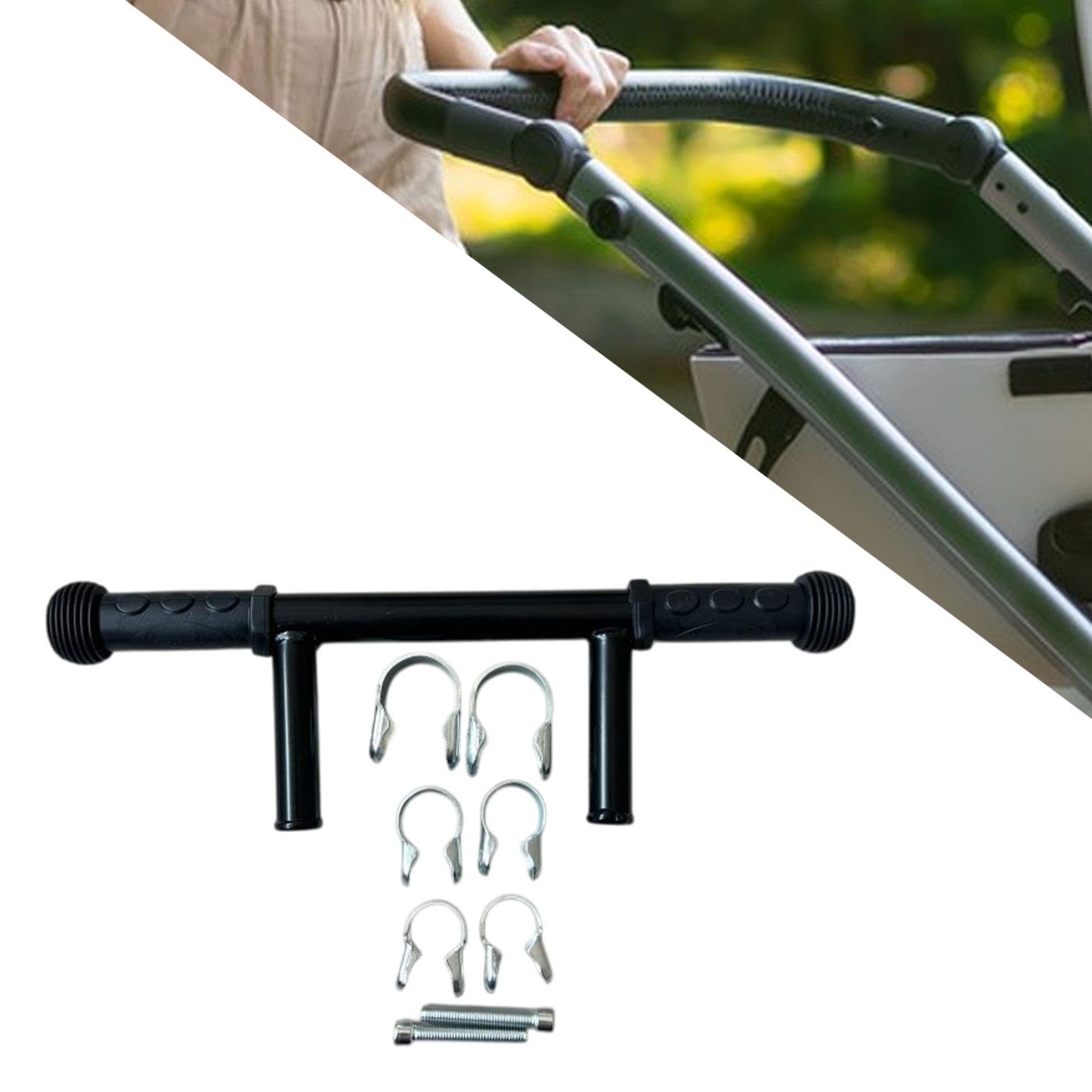 Prolunga per Maniglione Del Passeggino, Accessorio di Estensione per Manubrio Del Passeggino, Staccabile, Resistente, Universale per Trolley, Carrozzi, come descritto, Clip Dia 22 25 32mm
