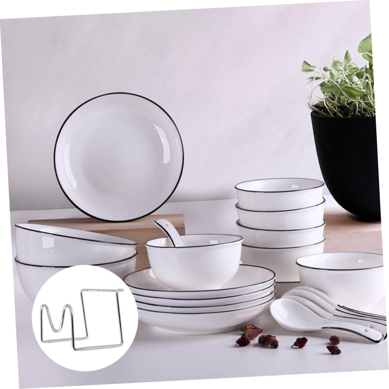 ARTIBETTER 4pcs Water Jug Rack Portable Water Dispenser Stand for Home Office Camping Sturdy Design