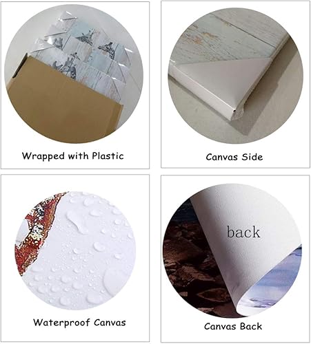 Miniatura 6 de Derkymo Lienzo de hojas de ginkgo, arte de pared abstracto botánico, impresiones de plantas, decoración de pared de cada pieza, 12 pulgadas