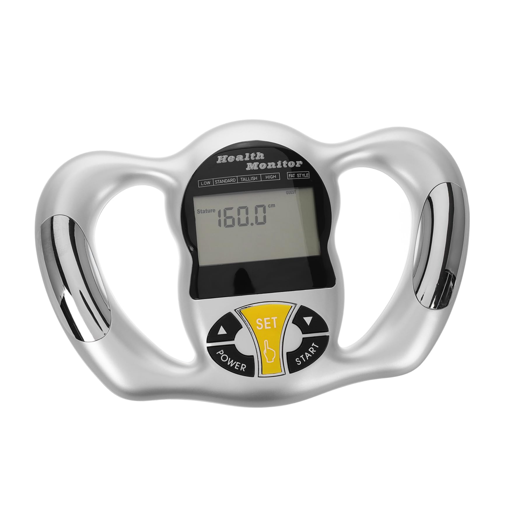 Ipetboom Medidor Portátil de Grasa Corporal Tecnología Avanzada, Pantalla Lcd Precisa y Diseño Compacto para Uso en Fitness y Medición de Imc