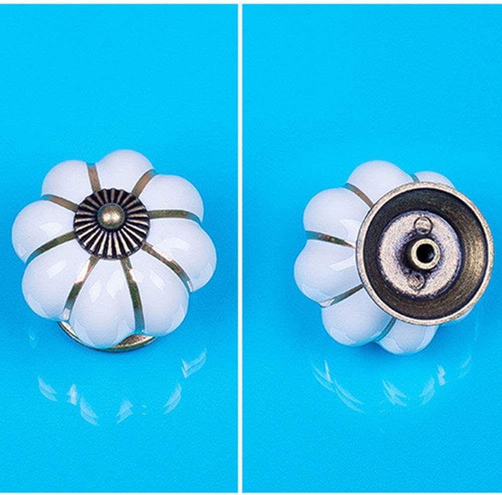 Door Handles,Ceramic Door Knobs, Cupboard Handle,8pcs Ceramic Door Handle Cabinet Children's Room Door Handle Home