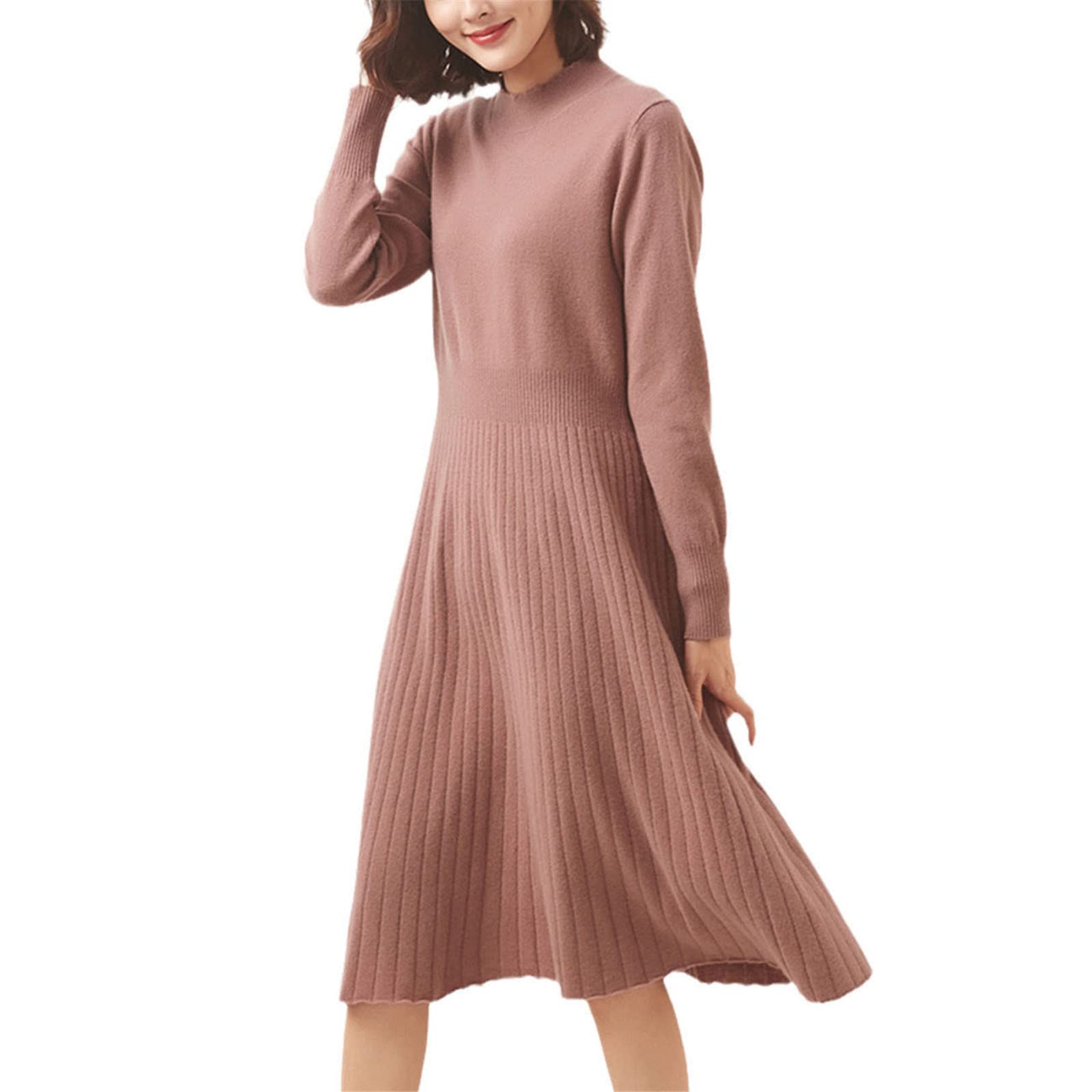Robe longue ample cachemire brossé : la solution confort sans serrer XXL - 8