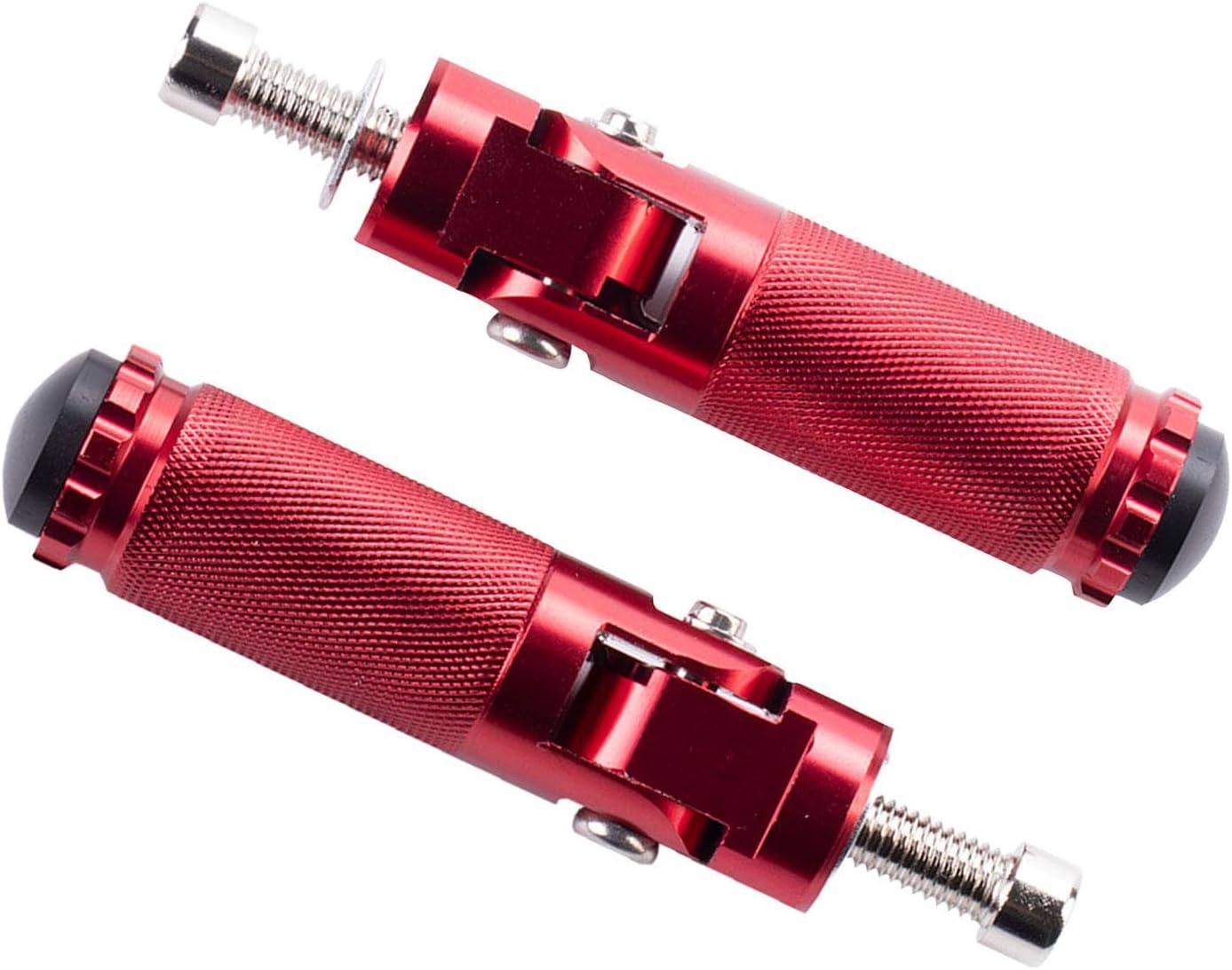 ATORSE 2x Motorcycle Rear Passenger Foot Pegs Assembly Motorcycle Folding Foot Pegs