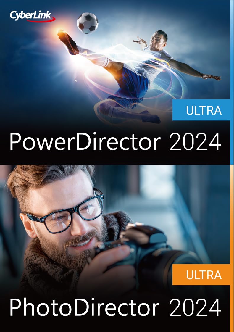 CyberLink PowerDirector 2024 Ultra & PhotoDirector 2024 Ultra Duo | Codice d'attivazione per PC via email