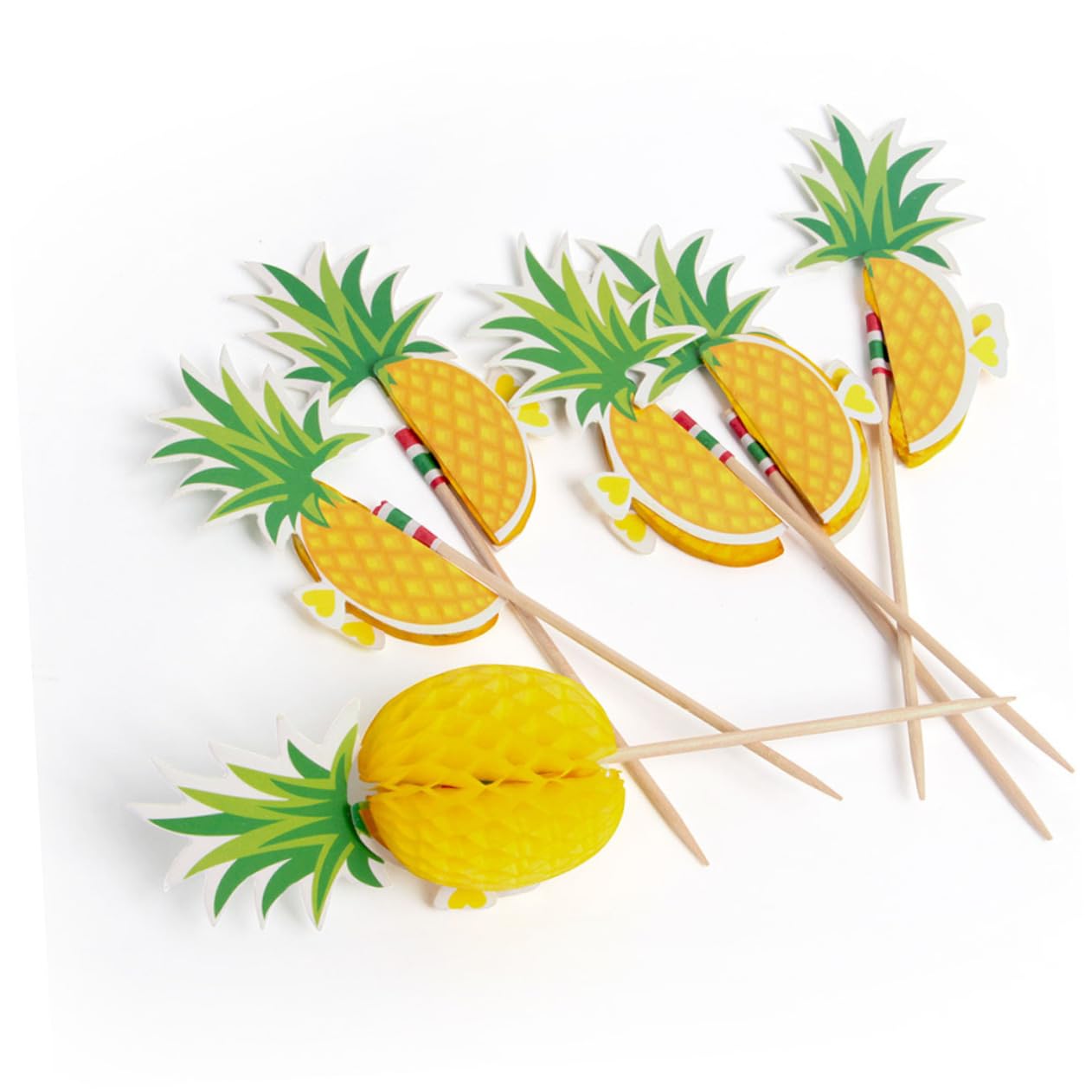 Vaguelly 99stücke Teiliges Hawaiianische Partydekoration Farbige Früchte Honigwabenbälle Hibiskusblumen Und Monstera Für Luau-feiern Für Sommerfeste Und Gartenanlässe