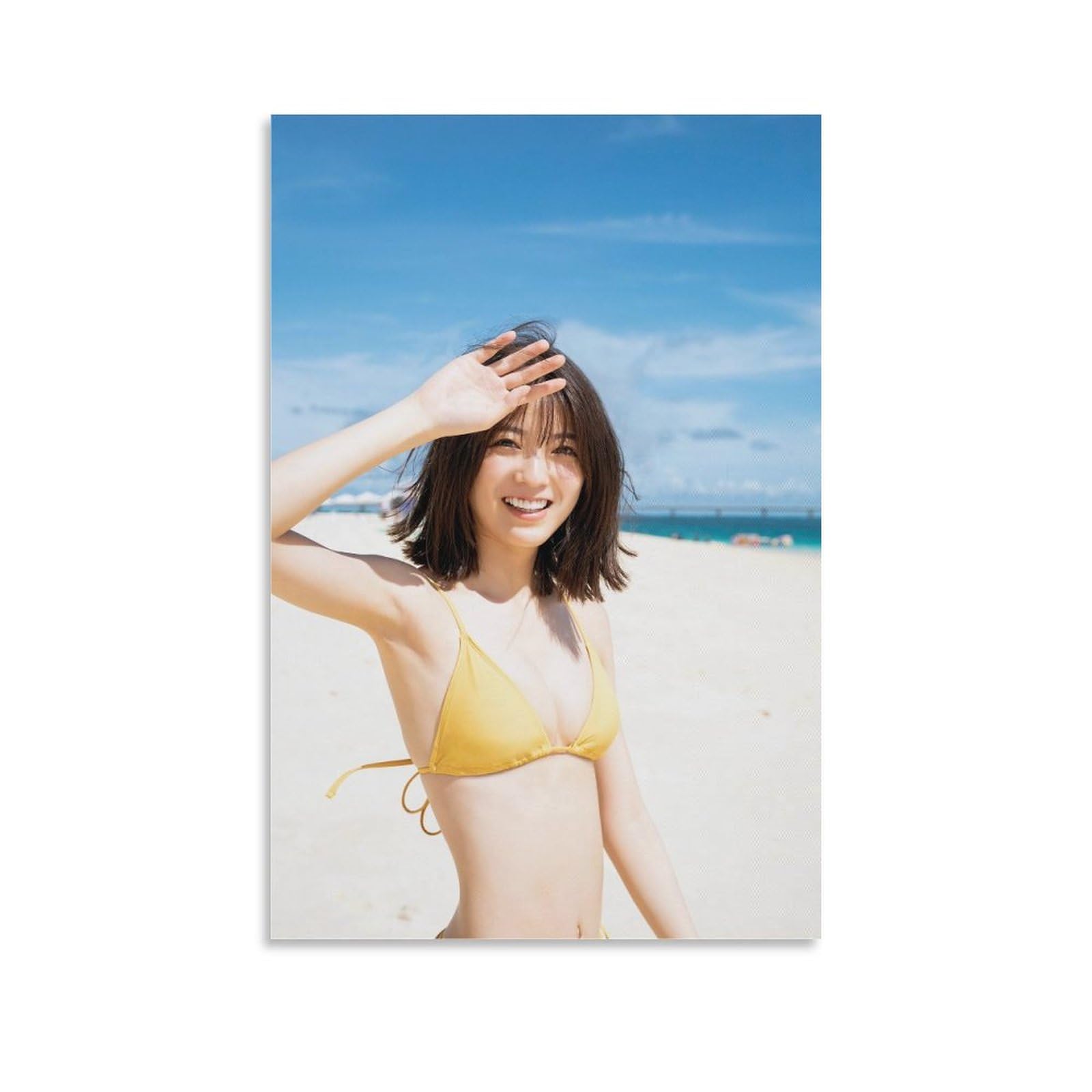 Amazon.co.jp: 工藤美桜 グラビア水着画像セクシー写真ポスター 工藤美桜サイン入りパネル