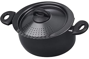 Bialetti Oval 5qt Pasta Pot with Removable Strainer Lid