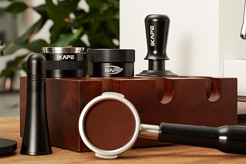 Miniatura 6 de IKAPE Coffee Products, distribuidor de café de 2.283in, distribuidor de espresso adaptativo por gravedad se adapta a todos los portafiltro espresso