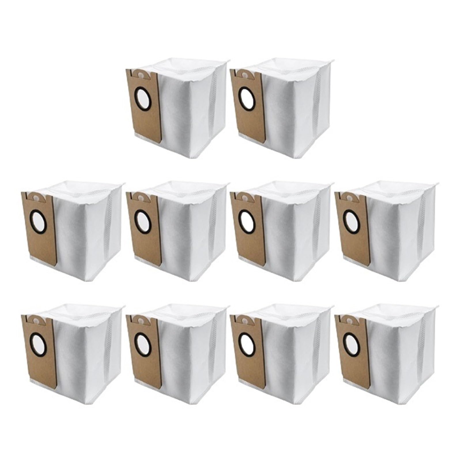 Geeignet for Roboterstaubsauger 3,0 l, große Kapazität, auslaufsicherer Ersatzstaubbehälter, Ersatzteile(10 pcs)