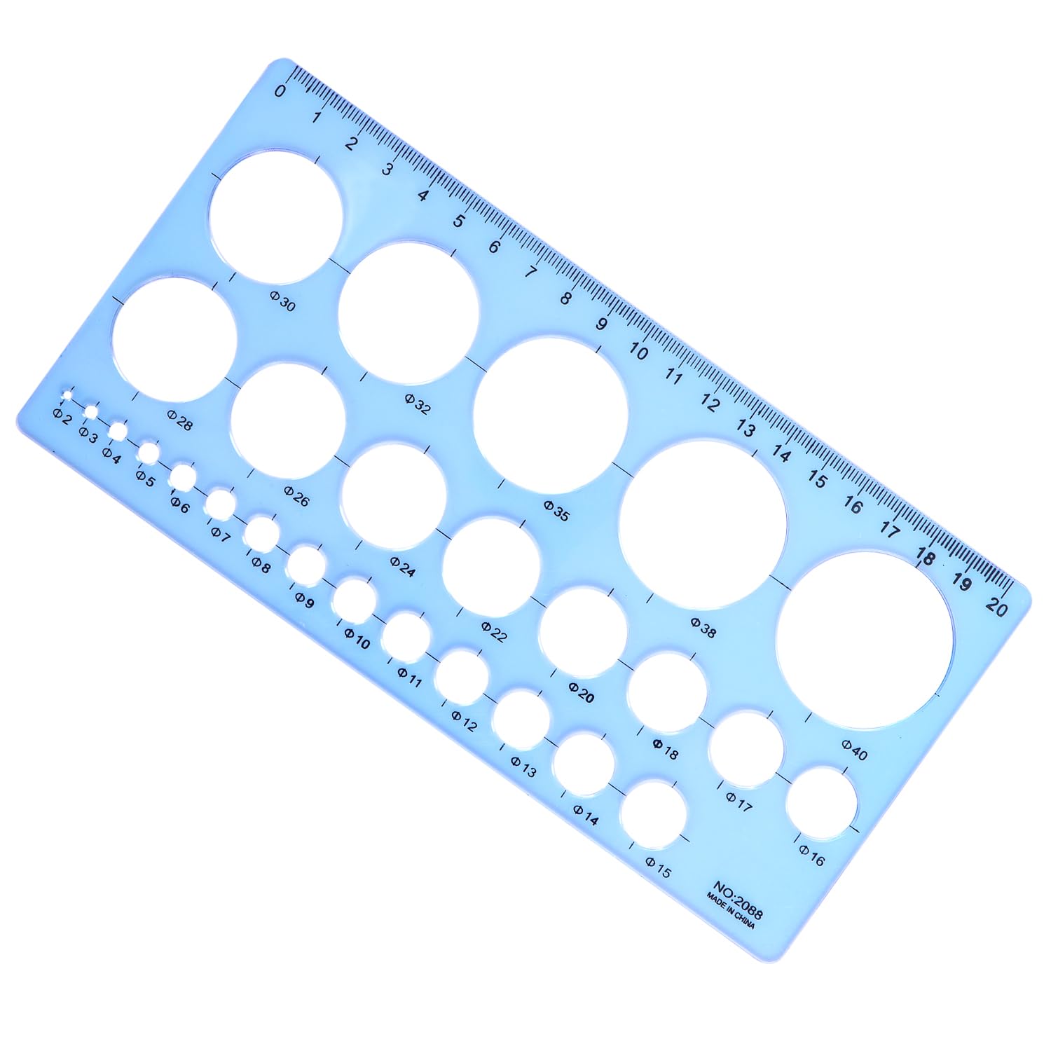 Amazon.com : Circle Stencil Plastic Circle Template Multi-Function Circle Template for Drawing Circle Stencils Circle Templates Drafting Tools Blue : Arts, Crafts & Sewing