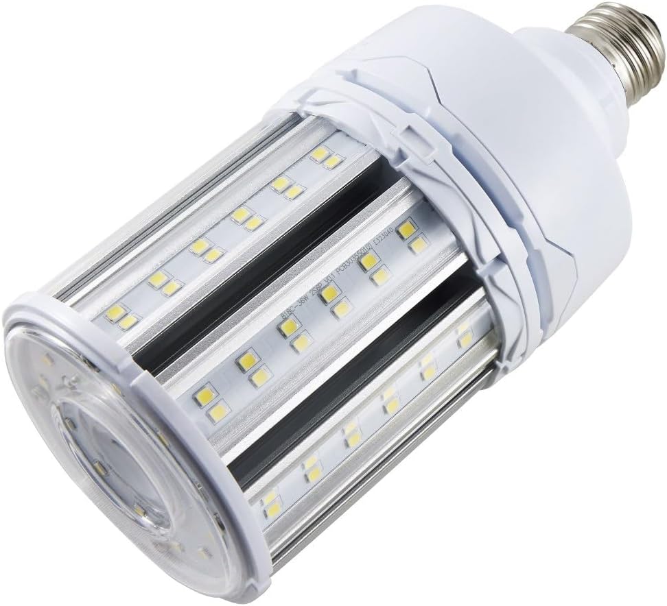 Satco S49674 Hi-Pro Commercial High Lumen LED Lamp, HID-Replacement, EX39 Base, 4000K, Clear