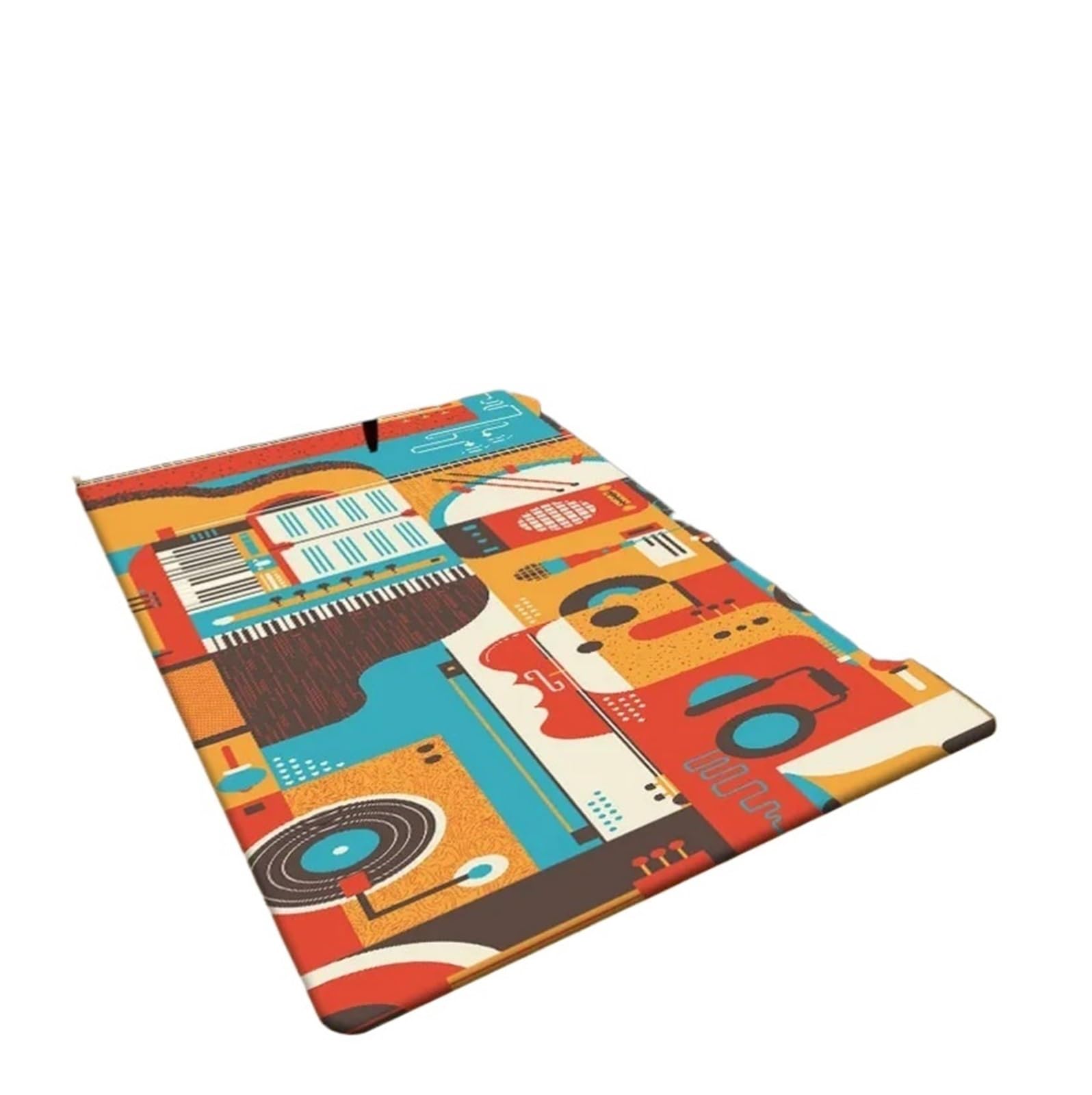 Tapis Floral Audacieux Lavable en Machine pour Décoration Rustique