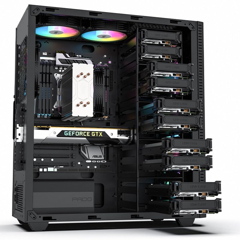Amazon.co.jp: F10 Airflow フルタワーケース、マルチHDDドライブ