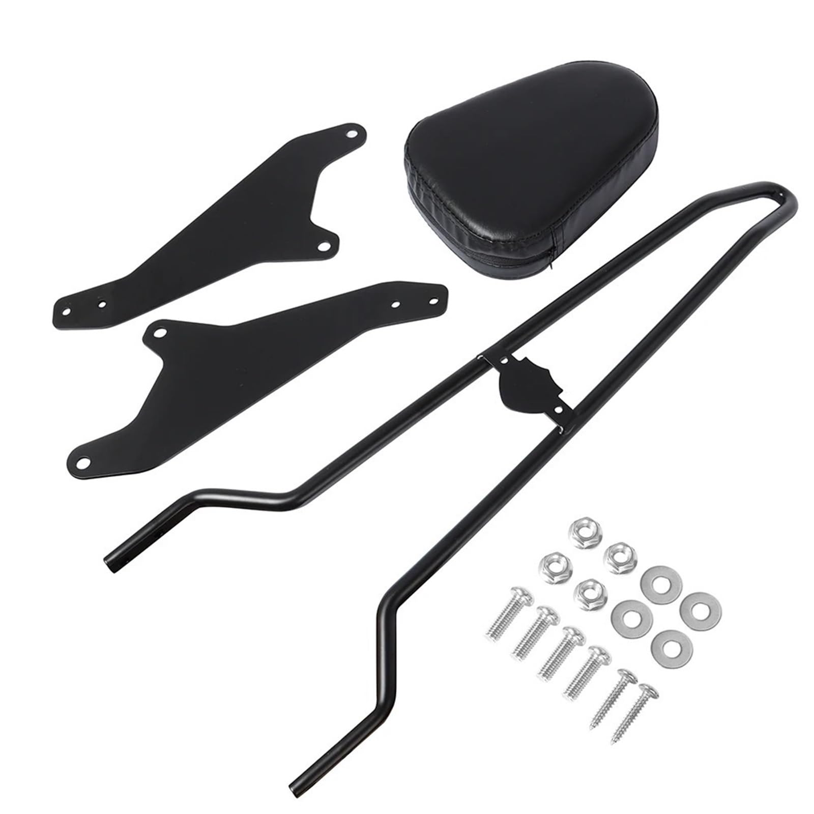 Oparcie motocyklowe Pasuje Do Ya&maha Star Bolt XV950 XVS950 2014-2020 Tylne Oparcie Pasażera W Motocyklu Zdejmowane(Chrome)