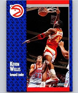 Basketball NBA 1991-92 Fleer #7 Kevin Willis #7 NM Hawks