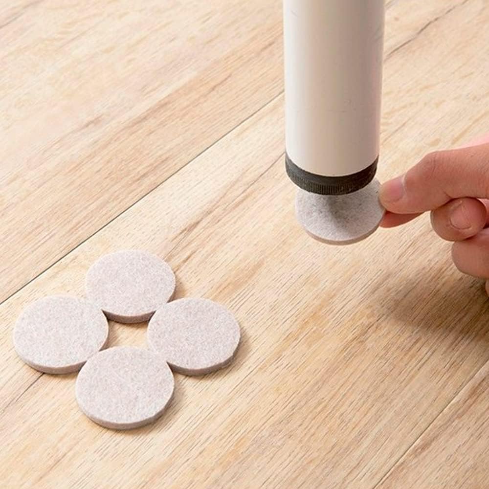 Kit 2 Feltro Adesivo Protetor Cadeira Sofa Moveis Pesado Leve 66pç-Vende Mais