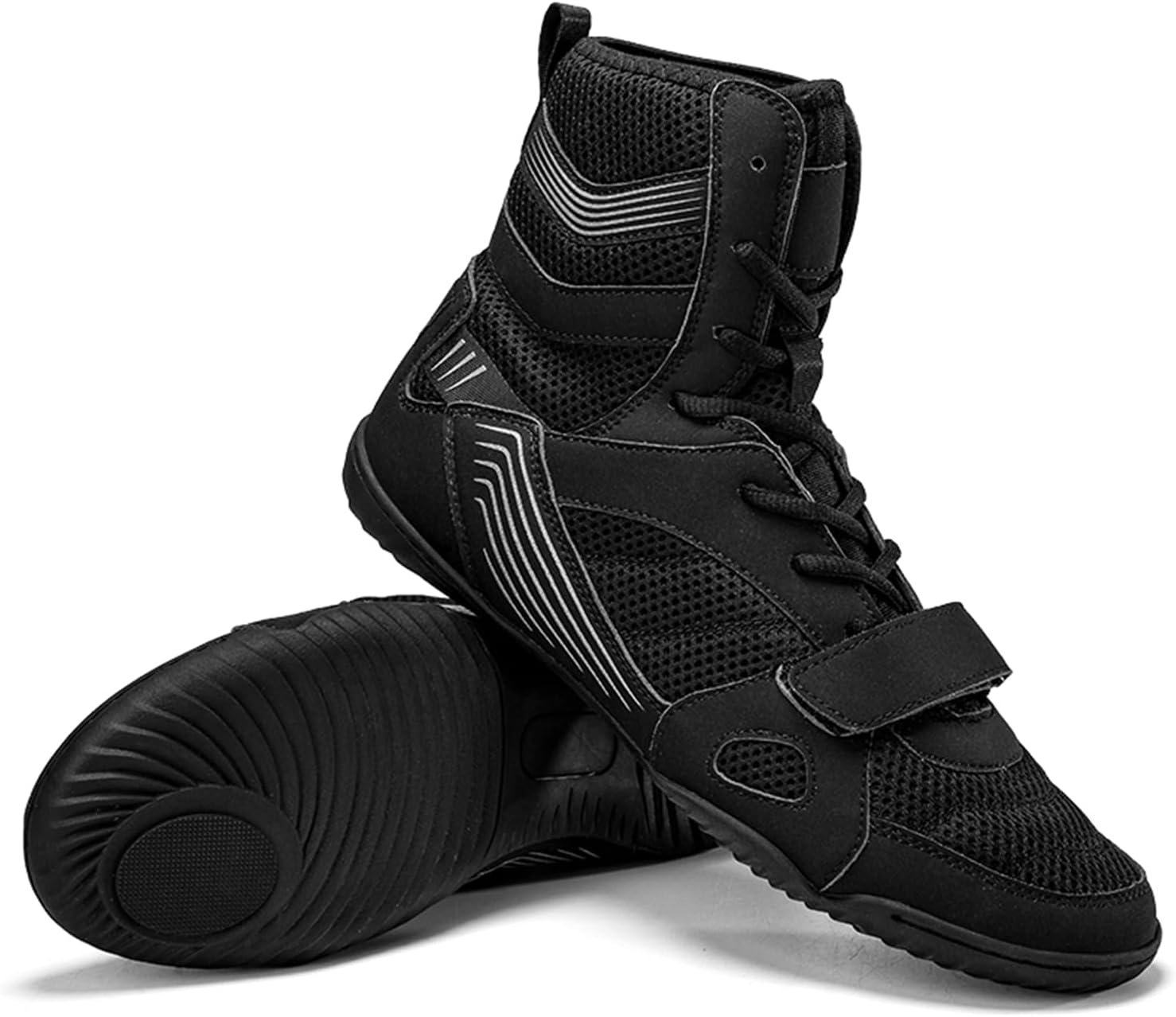 High Top Wrestling Shoes Boxing Shoes for Kids, Boys, Girls, Teenager