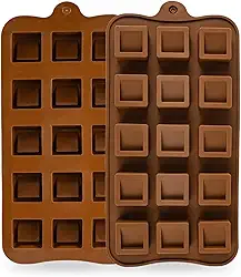 Forma de Silicone Quadrado Relevo Confeitaria Molde Multiuso