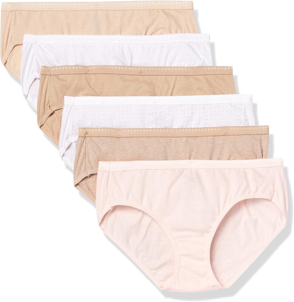 Women's 6-pack Breathable Cotton Hipster Panty