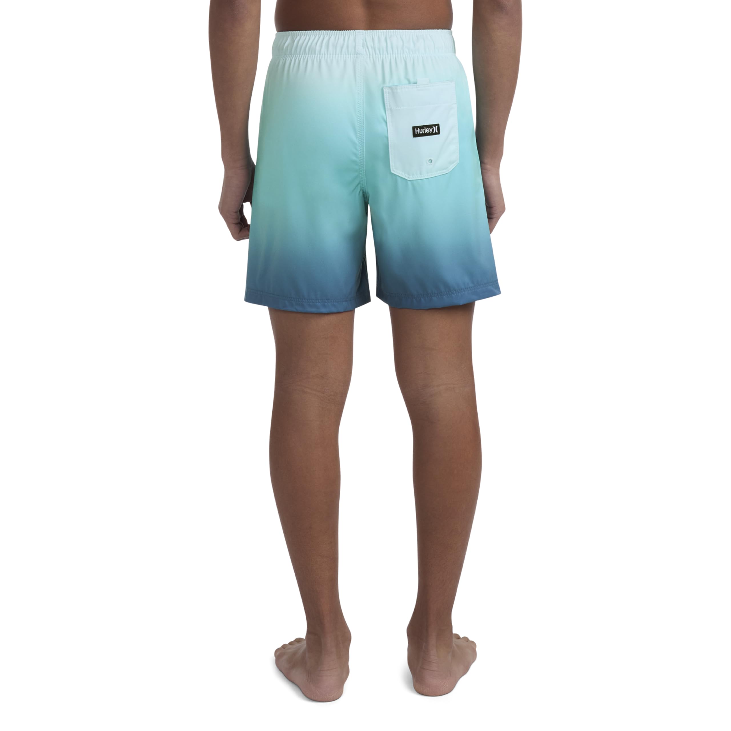 Hurley Costume da Bagno Pull-On Bambino, Verde, 10-12 anni