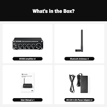 初売り特価！Topping D3+Fosi Audio BT30D BT30D 2.1CH Power Amplifier Bluetooth 5.0 with Bass/Treble