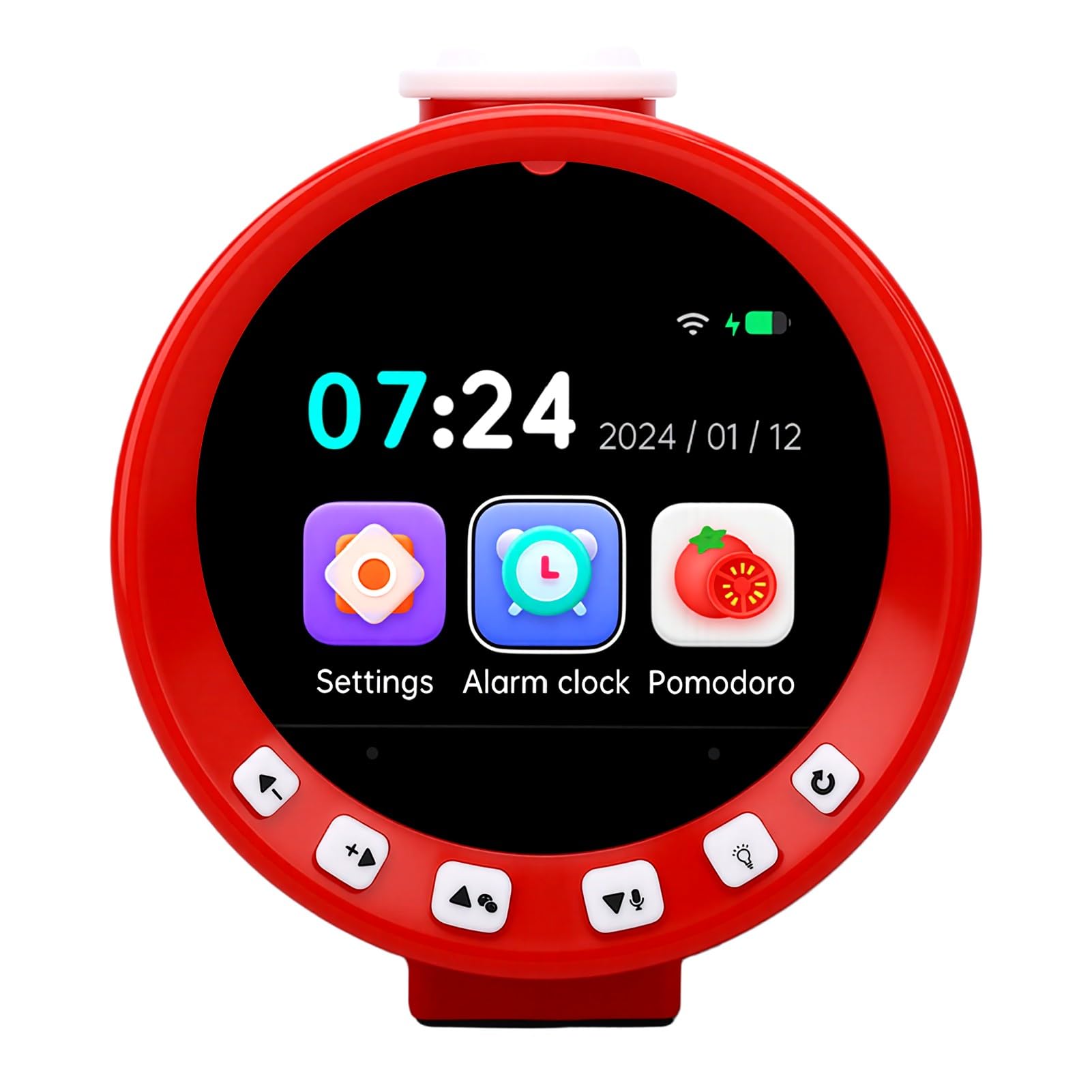 Alomejor Reloj Despertador Infantil Temporizador Inteligente con Recordatorios Audibles, para Rutinas Diarias