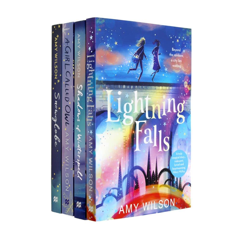 Macmillan Ltd Girls Amy Wilson 4 Books Collection Set (Snowglobe, Shadows Of Winterspell, A Called Owl, Lightning Falls)