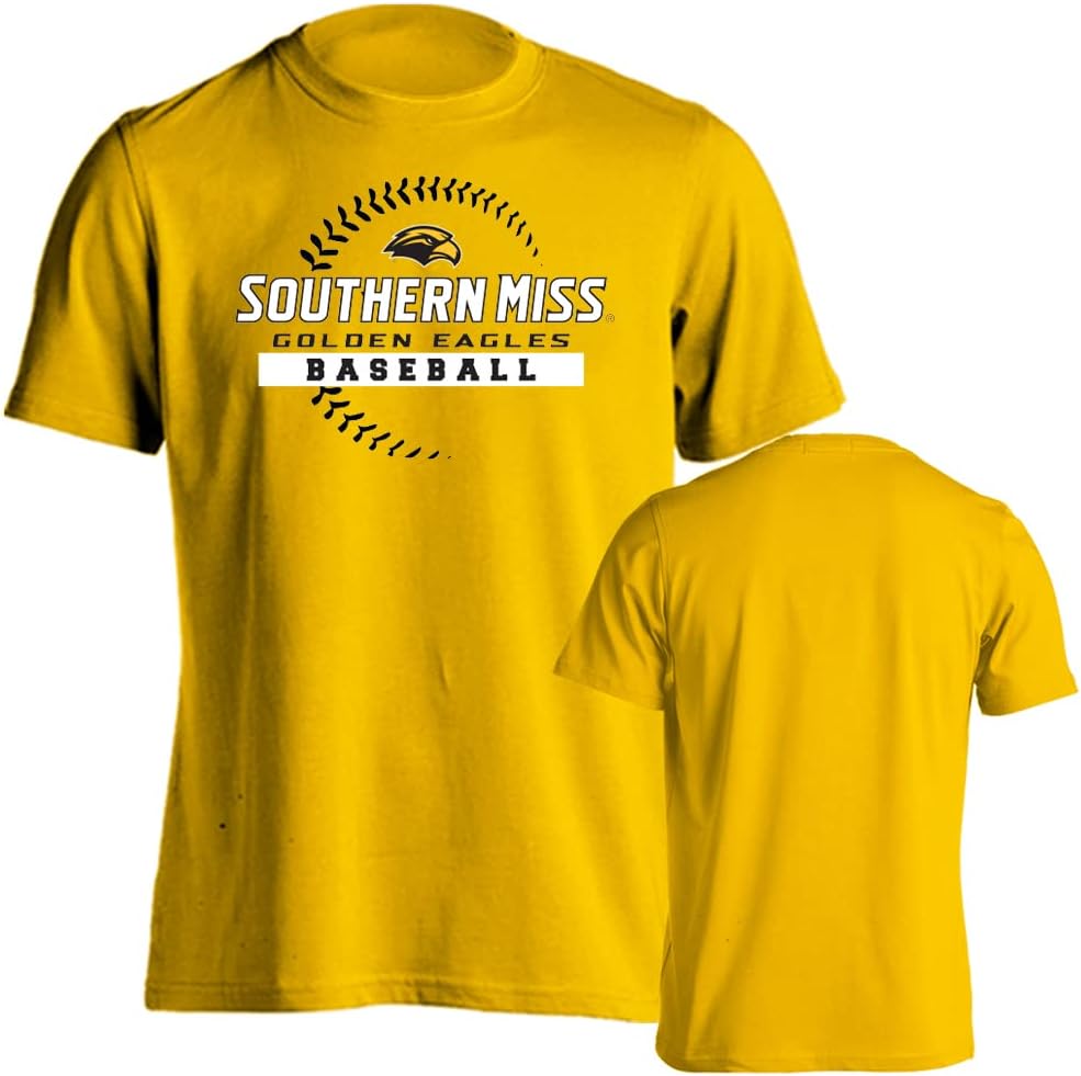 Sport Your Gear Officially Licensed NCAA Baseball Seams Short Sleeve T-Shirt
