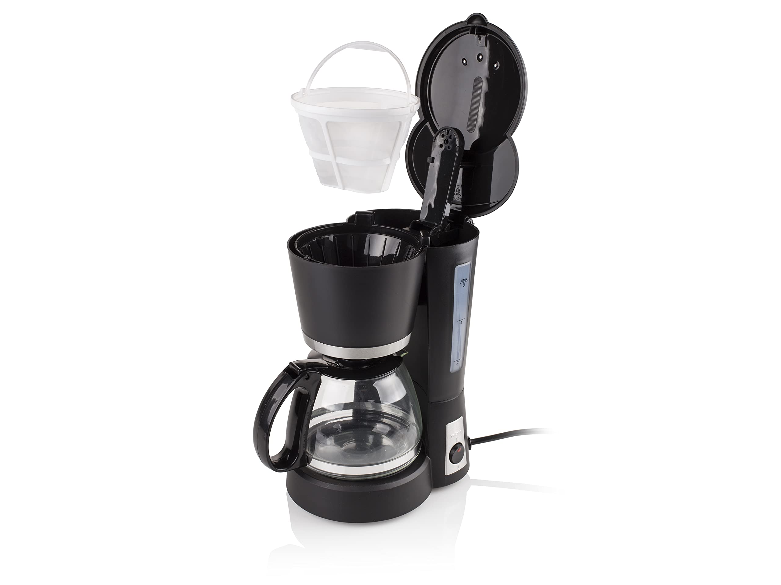 Tristar CM-1236 – Cafetera, volumen 1,2 litros, función para mantener el calor