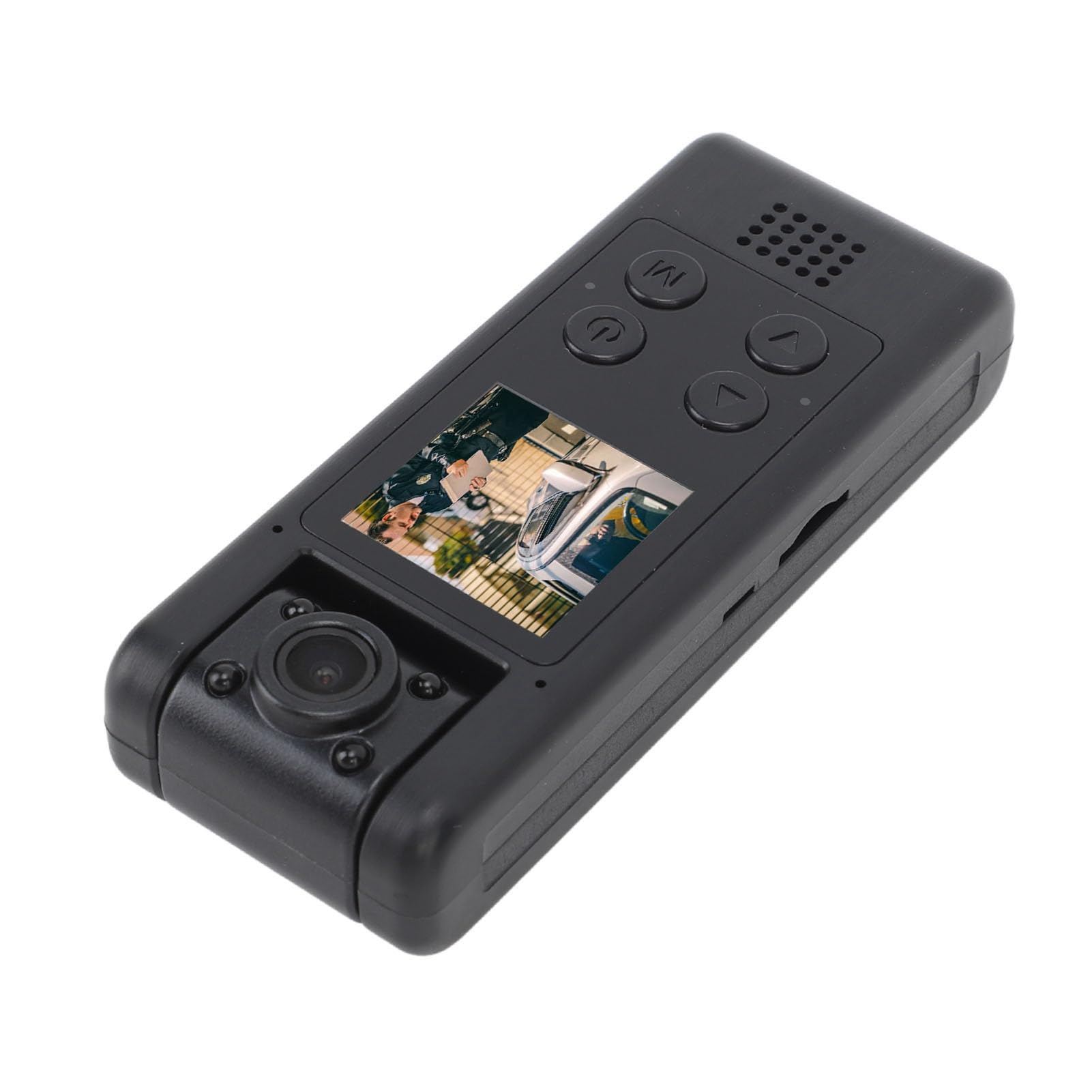 Videoregistratore Indossato Dalle Forze Dell'ordine Videocamera 4K Ultra HD con Connessione WiFi per Professionisti della Sicurezza