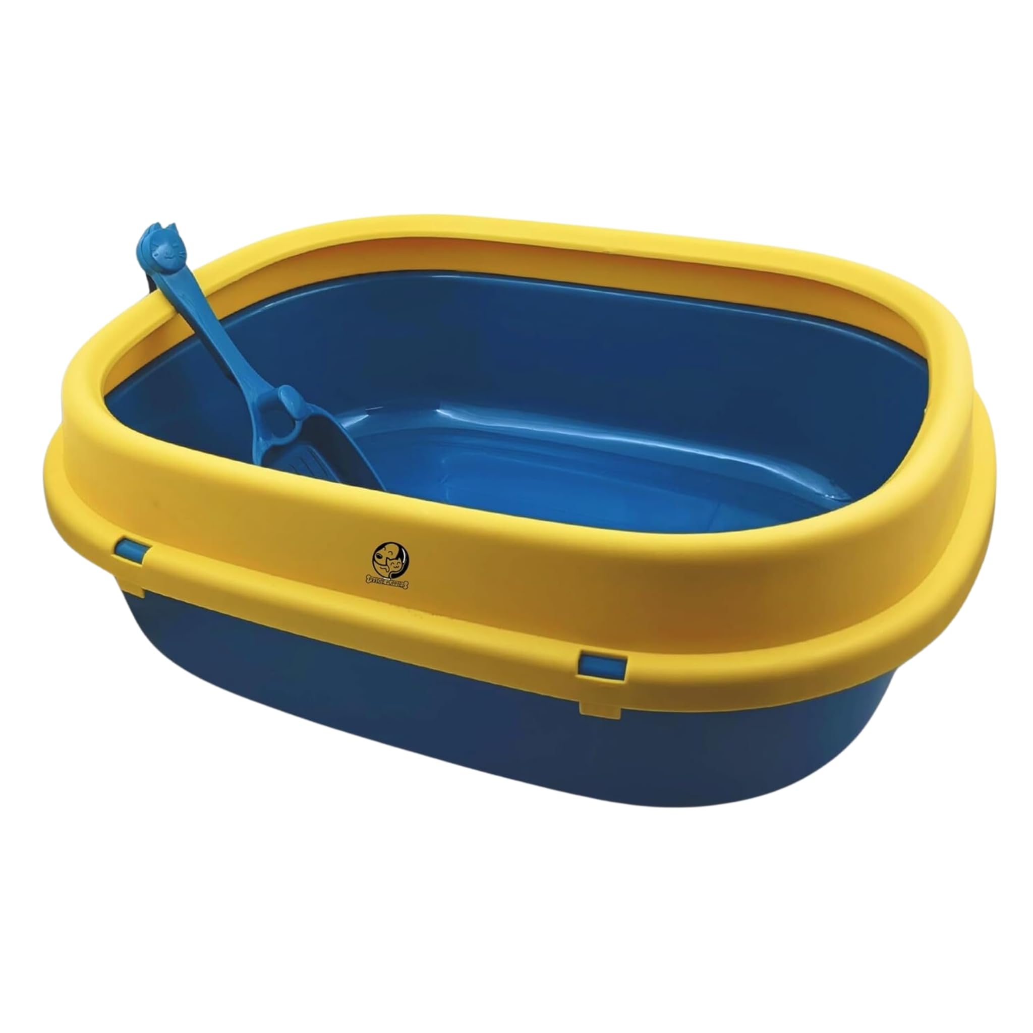 Foodie Puppies Cat Litter Tray with Scooper Cat Toilet - (Feline Tray, Yellow & Green) for Cat and Kitten | with Even Rim, Reduces Odor, Perfect Starter for Toilet Training (Size: 55cm*44cm*19cm) (B0DCTF6V41) Amazon Price History, Amazon Price Tracker