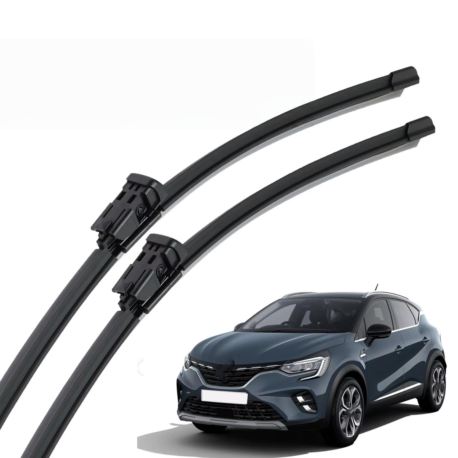 PAPEP Windscreen Wiper Blades for Renault Captur MK2 JB JE 2019-2023 28"+14", Front Replacement Wipers OEM Quality Water Repellent Rubber Automotive Windshield