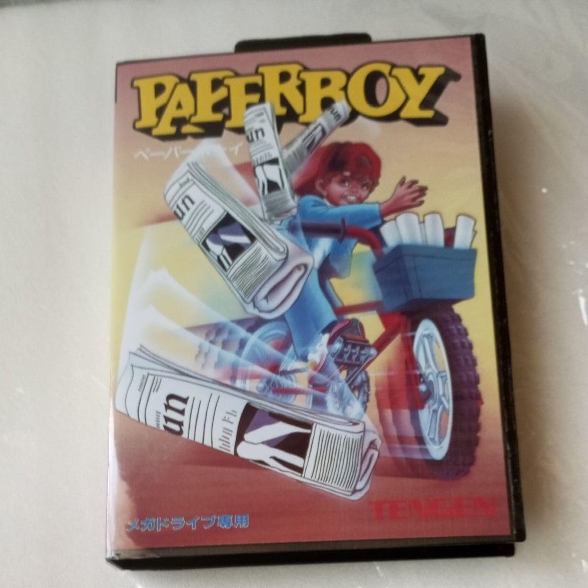 美品　ペーパーボーイ メガドライブ版 ペーパーボーイ｜メガドライブ (MD)｜テンゲン｜レトロゲーム